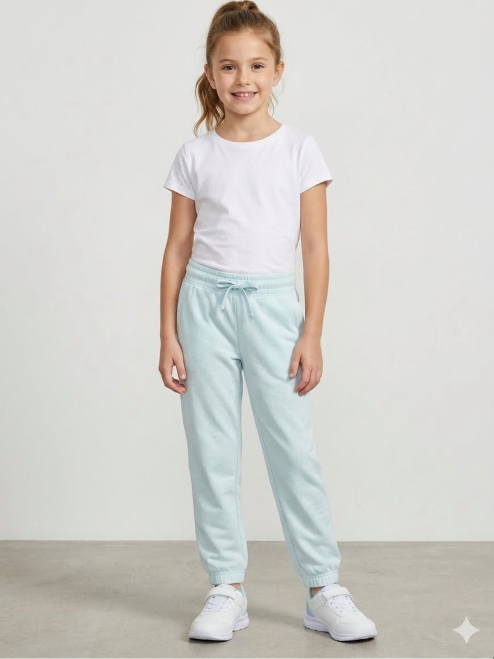 Athletic Works baby blue color kids sweatpants